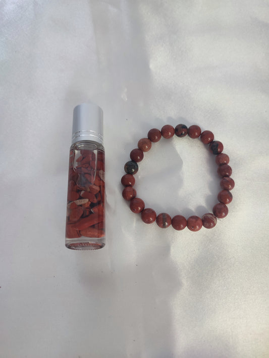Kit Sintonia da Pedra - Jaspe Vermelho