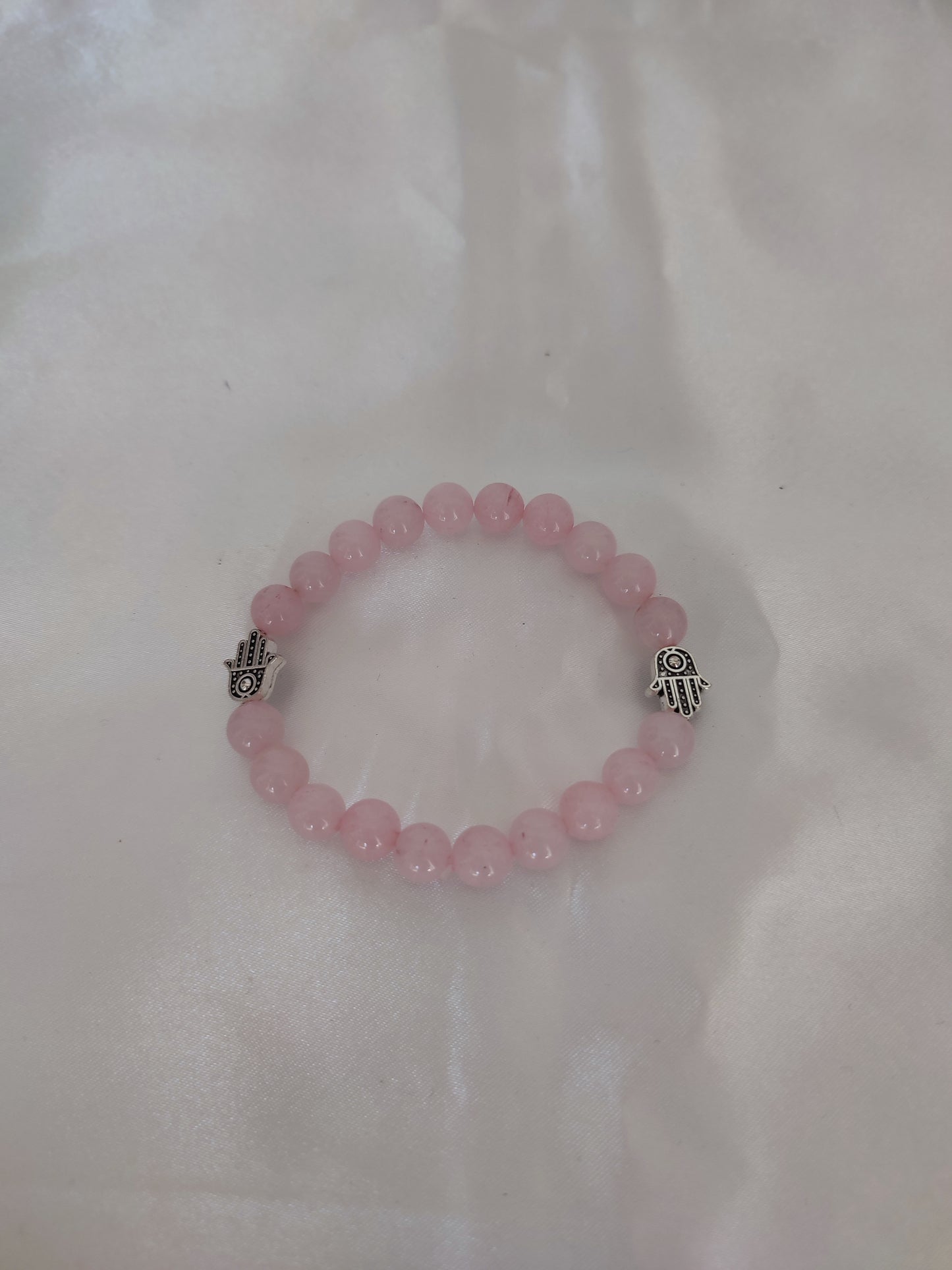 Pulseira do Amor: Quartzo Rosa