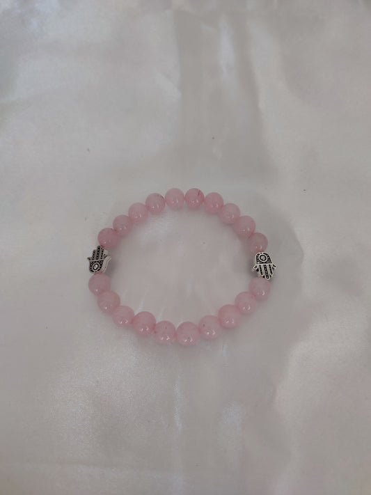Pulseira do Amor: Quartzo Rosa