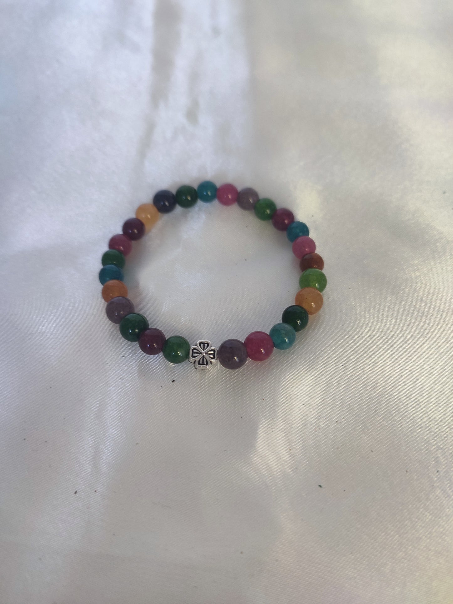 Pulseira de Criança na pedra Turmalina colorida