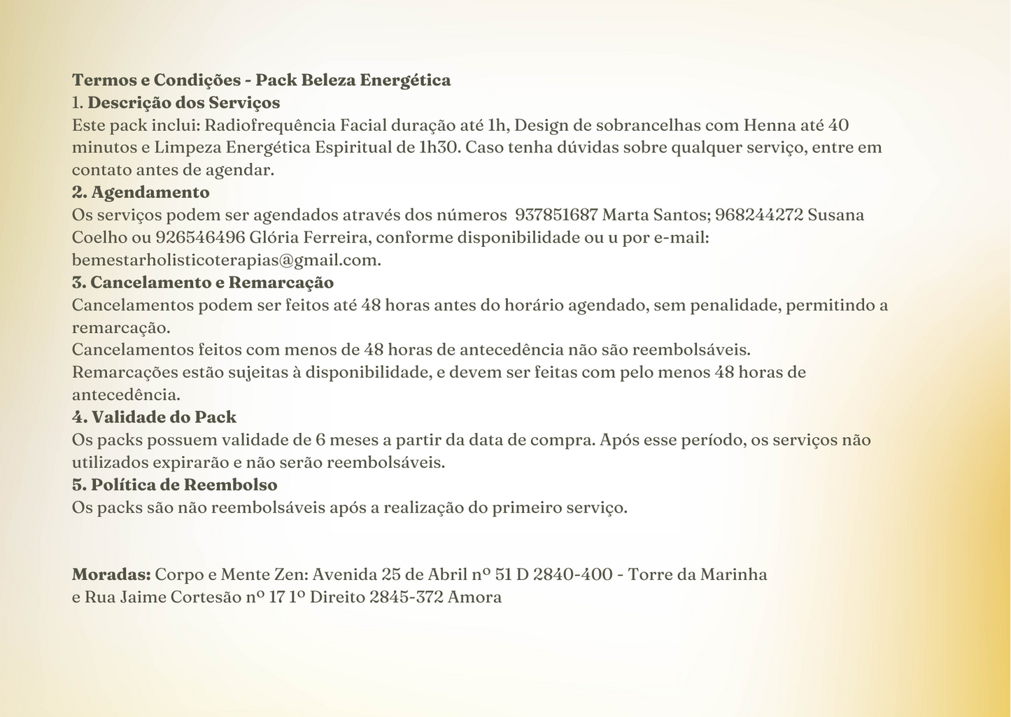 Voucher Pack Beleza Energética